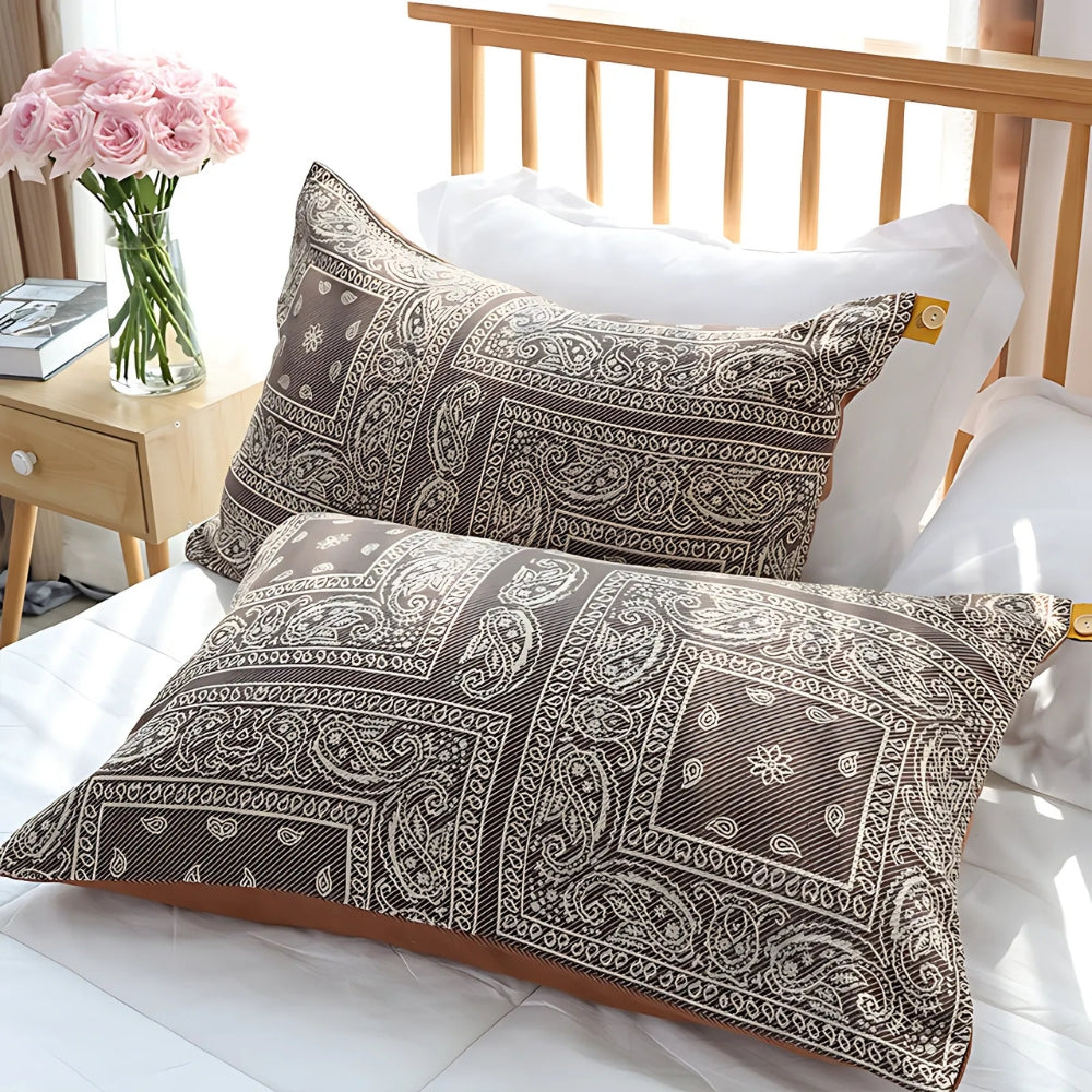 Ornate Heritage Cotton Pillowcase Set 20x29.5 Inches