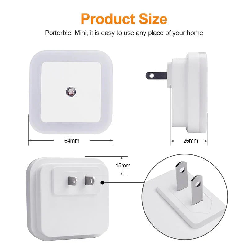 Smart Mini Sensor Night Light with Automatic Luminance Adjustment