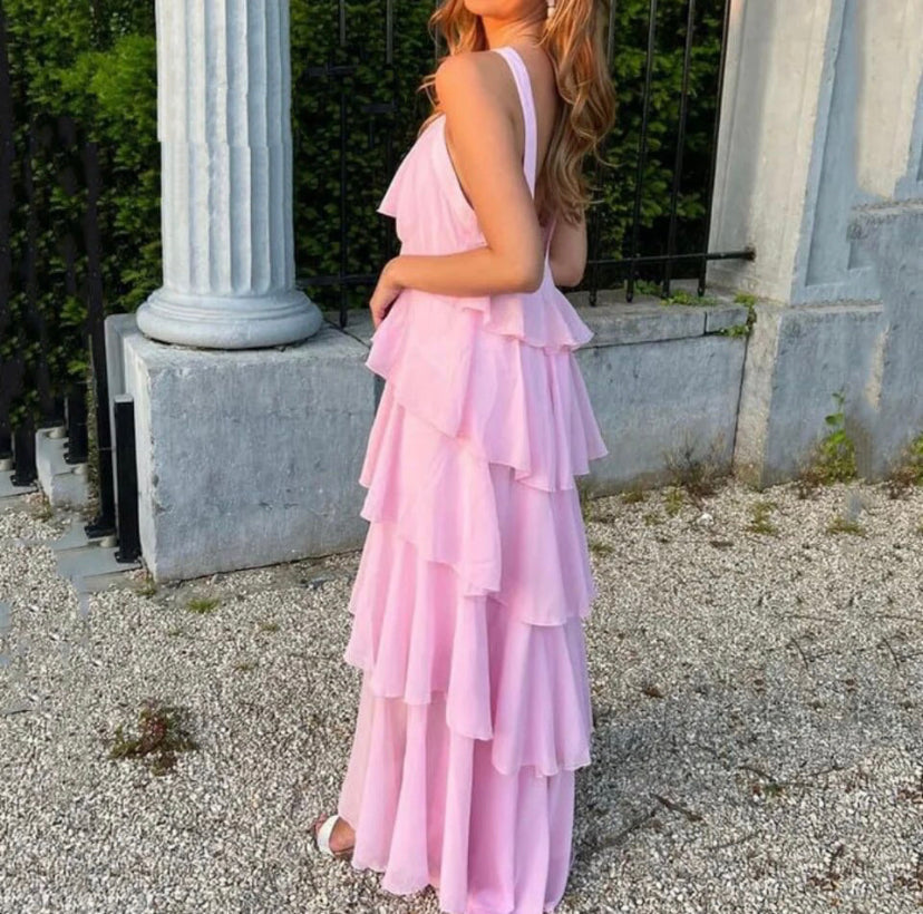 Isalie - Cascading Layered Dress