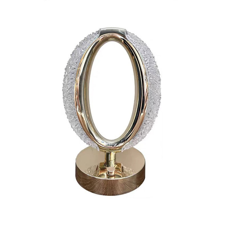 Star and Moon Metal Table Lamp with USB Charging