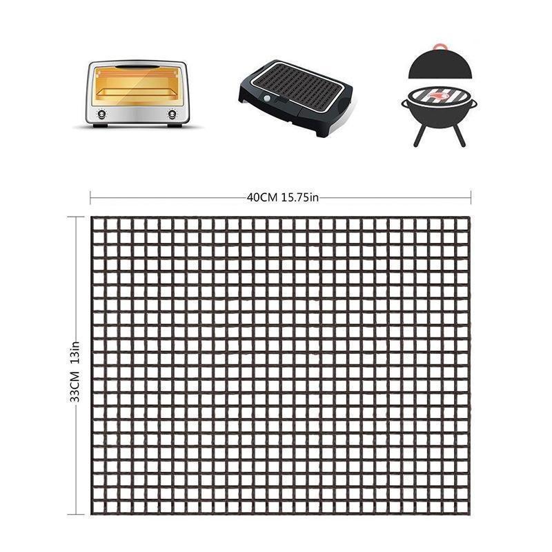Reusable Non-Stick BBQ Grill Mat for Easy Cooking and Cleaning