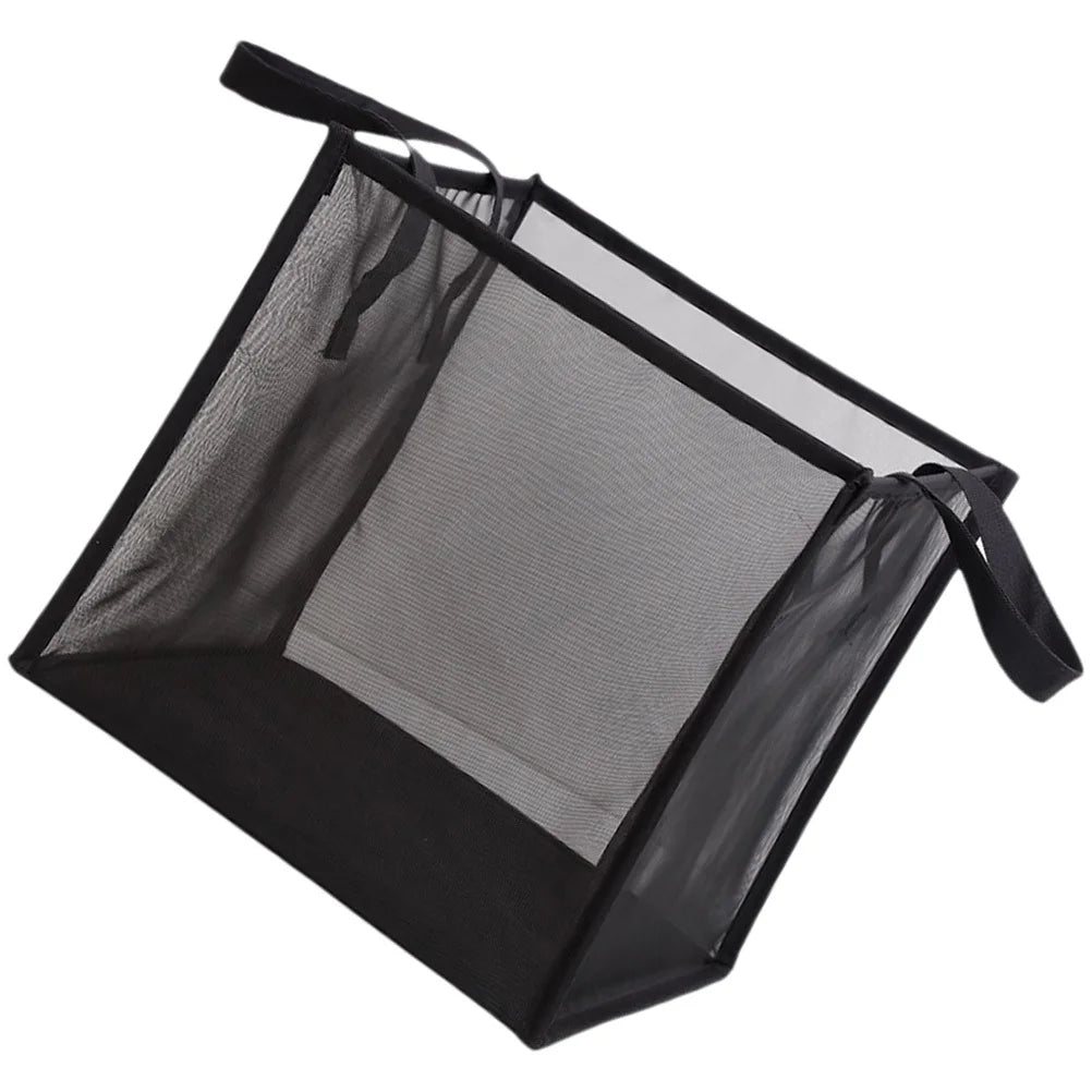 Foldable Mesh Laundry Hamper with Handles for Easy Storage