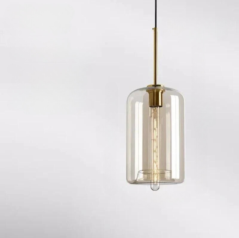 Scandinavian Pendant Light with Warm Illumination