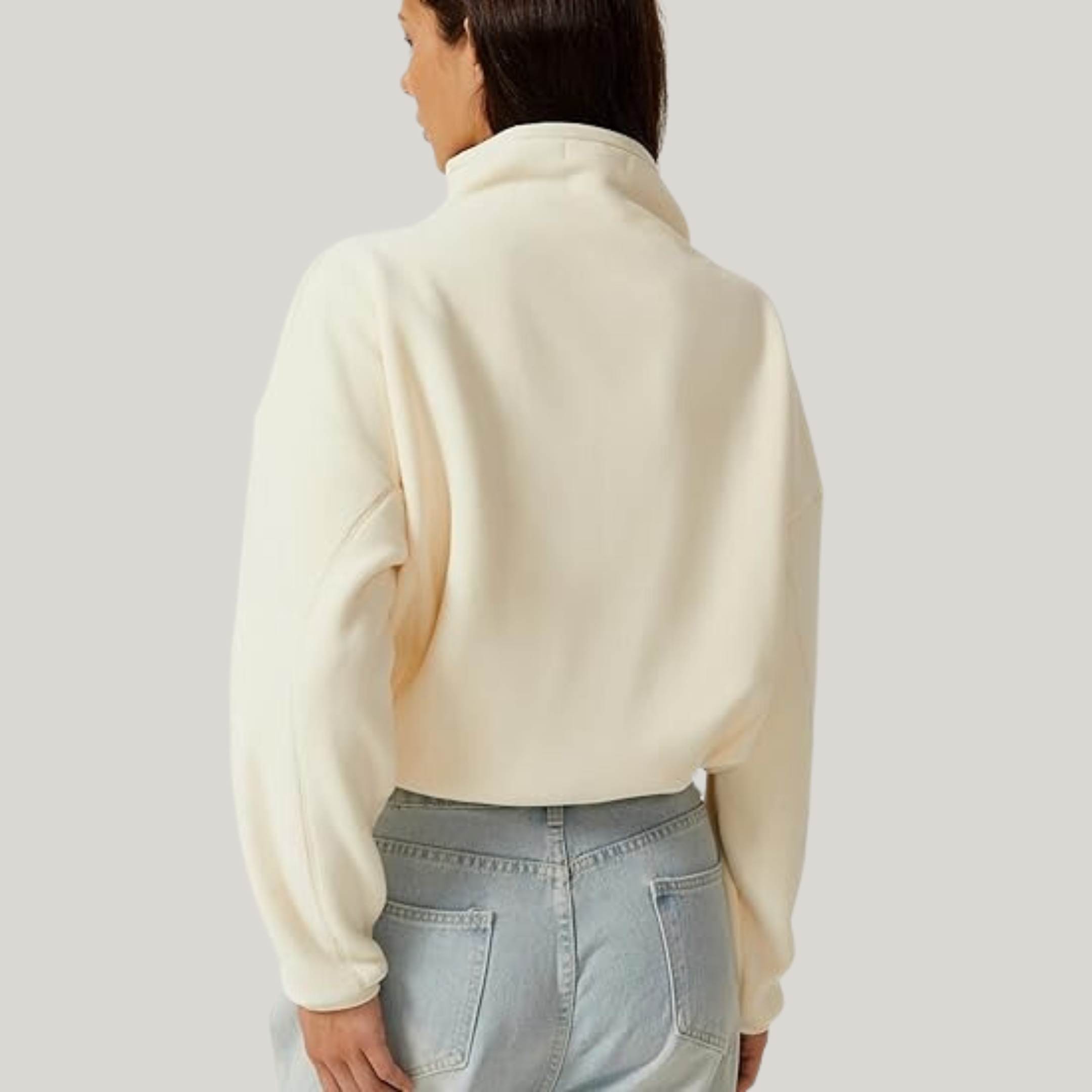 Rhea - Half-Zip Fleece Sweater