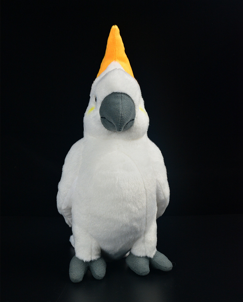 White Cockatoo Plush Stuffed Animal Toy