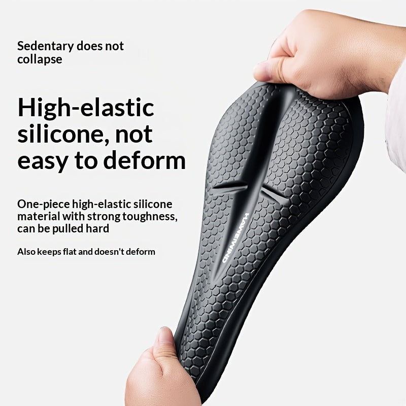 Gel Bike Seat Cover with Non-Slip Honeycomb Design