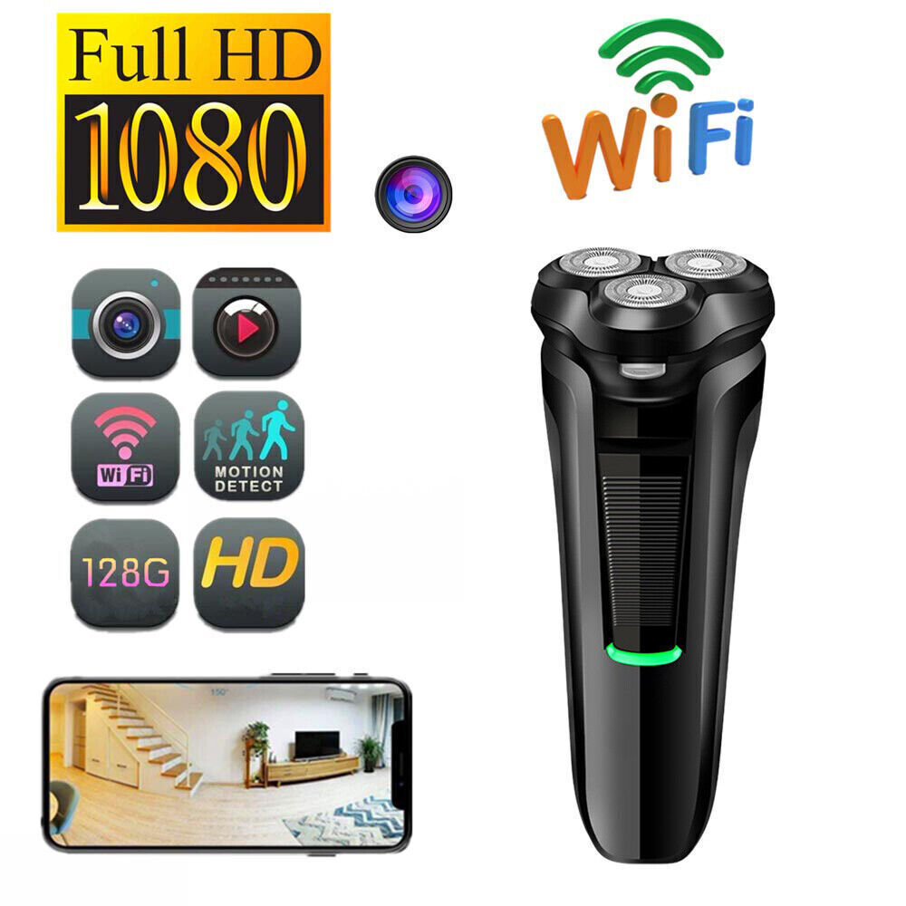1080P HD WiFi Mini Shaver Camera with Motion Detection