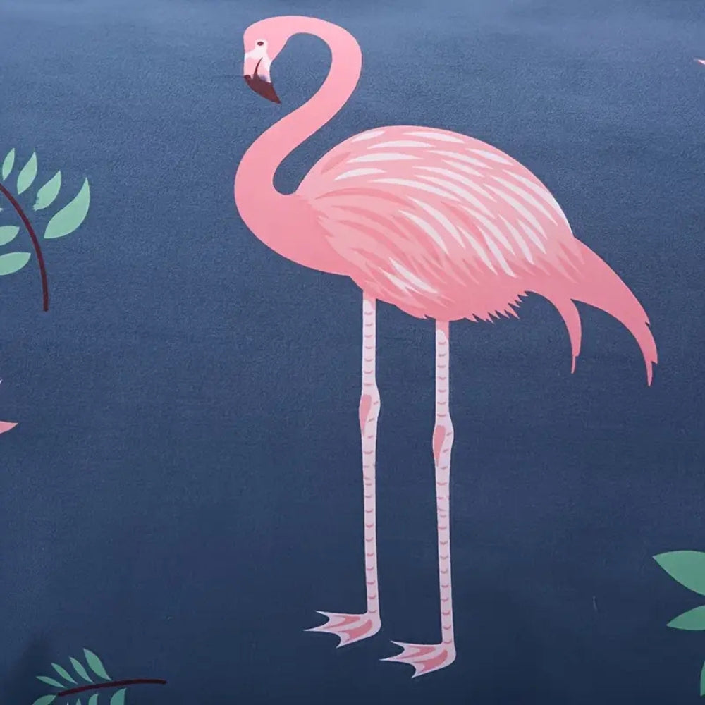 Tropical Flamingo Duvet Cover Set with Pillowcases