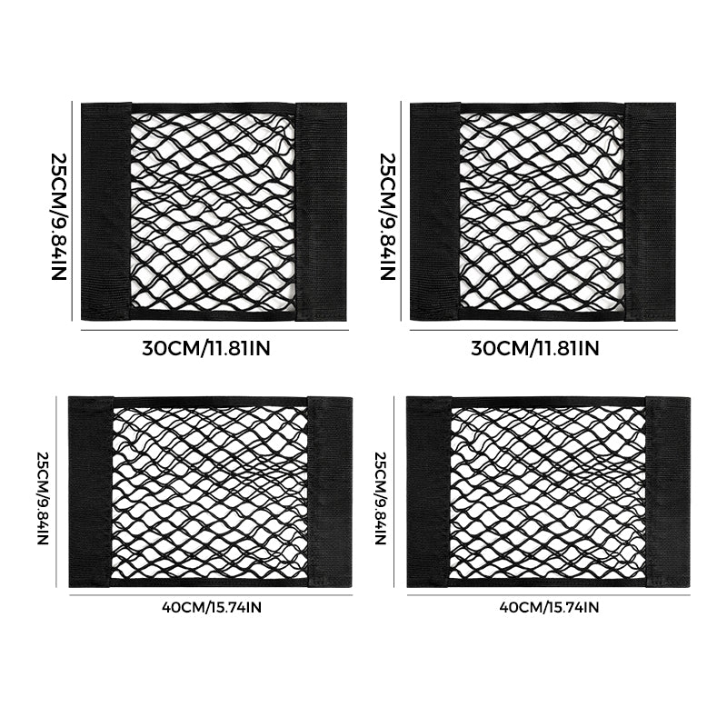 Stretchable Mesh Storage Bag with Adhesive Tape