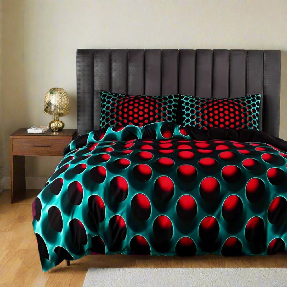 Cosmic Vortex 3D Duvet Cover Set with Pillowcases