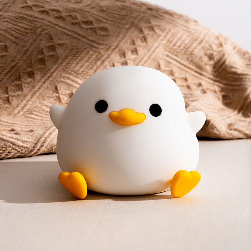 Silicone Duck LED Night Light with Adjustable Brightness