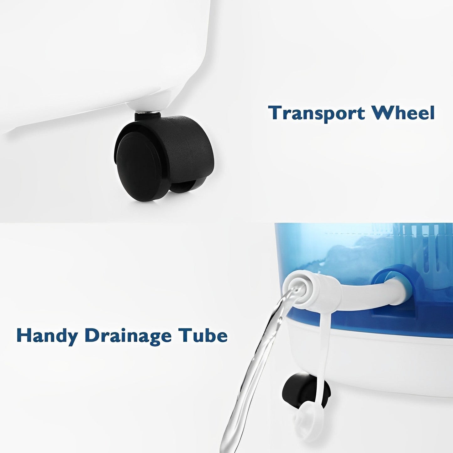 Hydrotherapy Foot Spa Massager with Heat and Bubbles