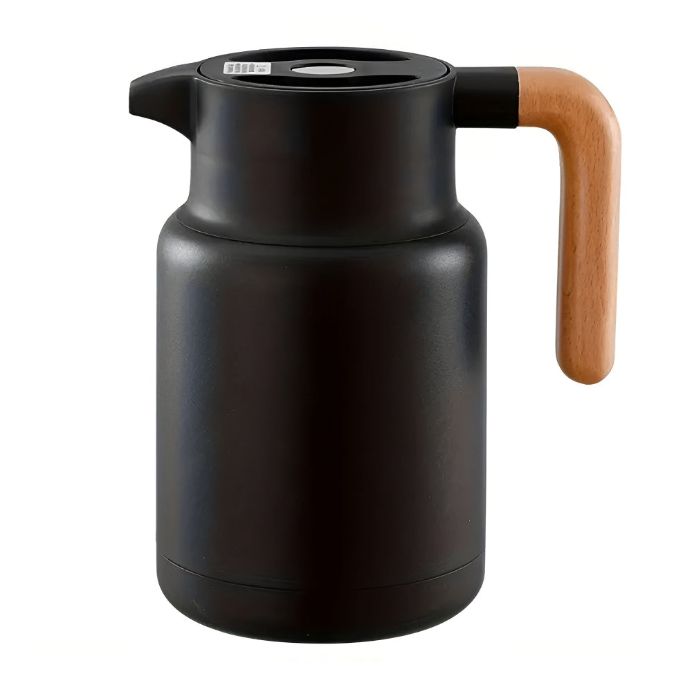 Premium Insulated Wooden Handle Carafe 1.3L