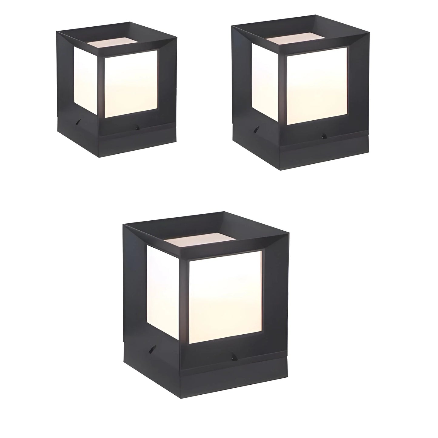Sleek Weather-Resistant Outdoor LED Column Light
