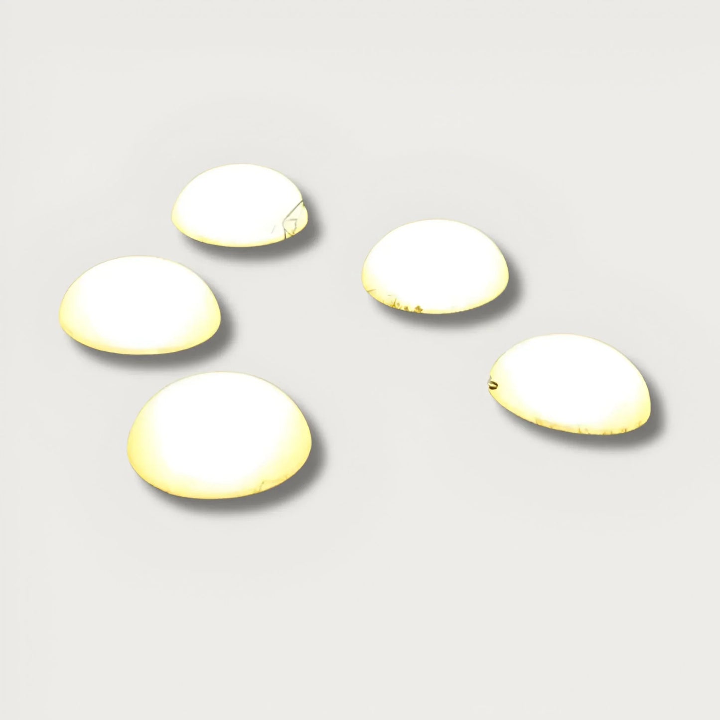 Solar Half-Sphere Garden Light with Cool White Glow