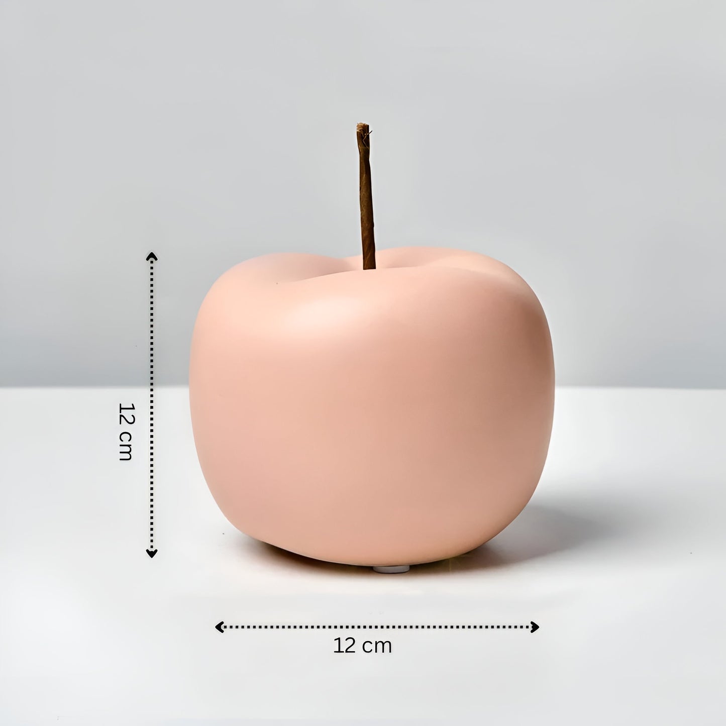 Pastel Apple Ceramic Ornament for Home Decor