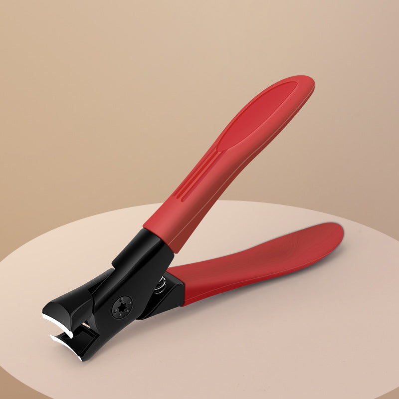Ergonomic Stainless Steel Nail Clipper with Double-Sided File