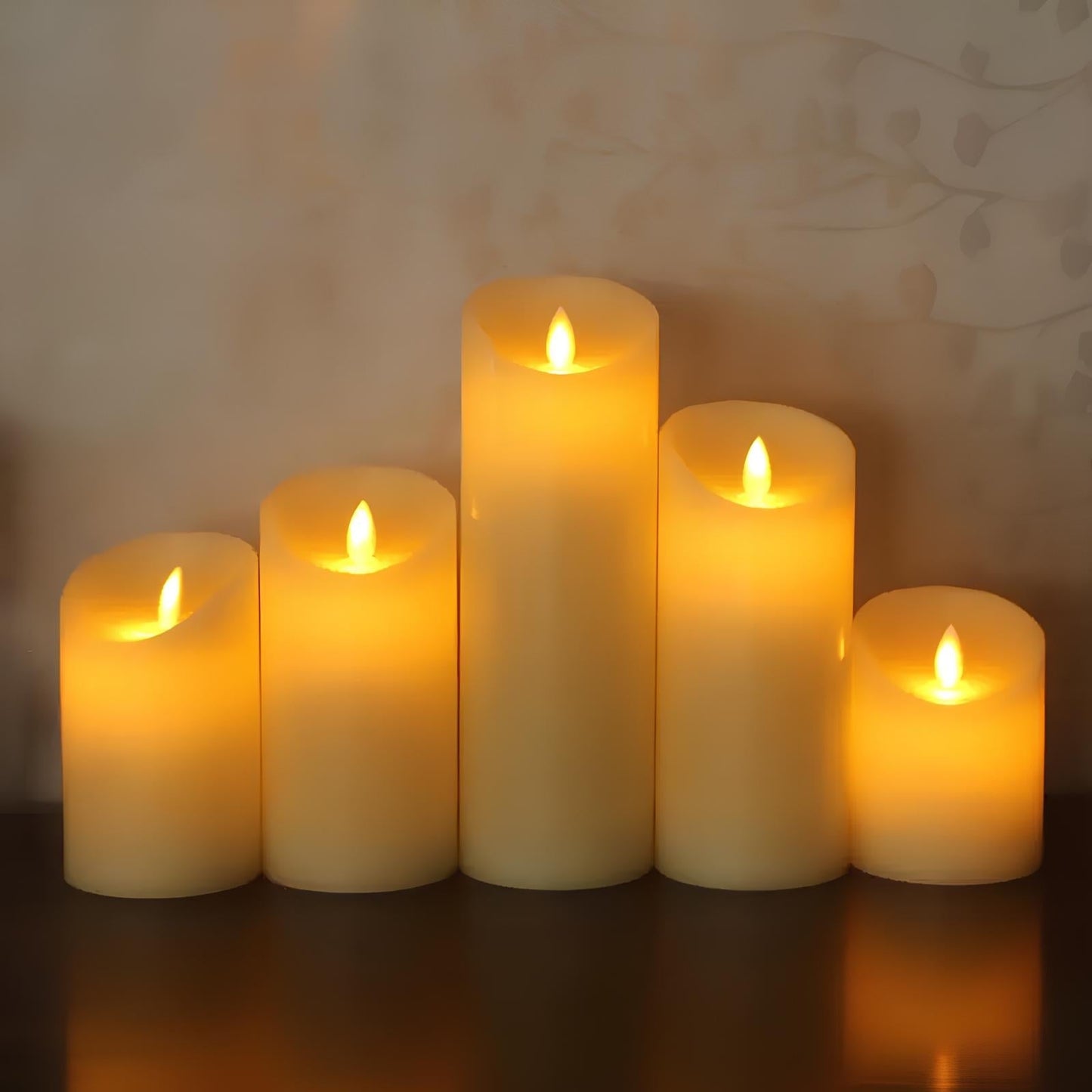Flameless LED Bubble Block Candles