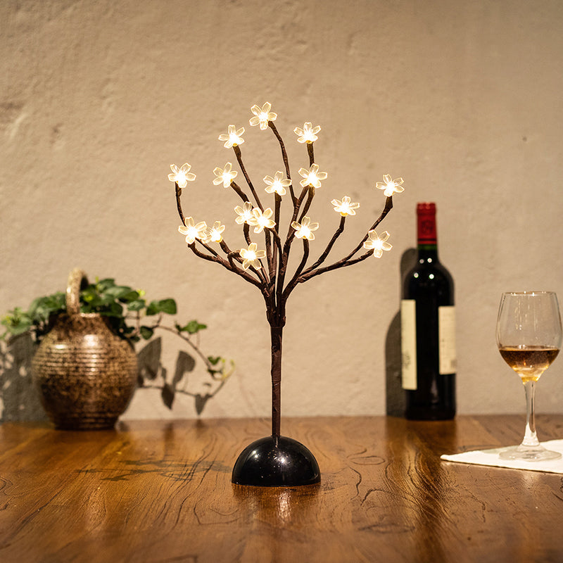 Blossom Elegance Floral Table Lamp with Warm Light