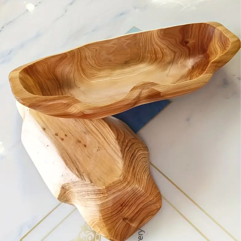 Rustic Mini Arc Wooden Serving Tray