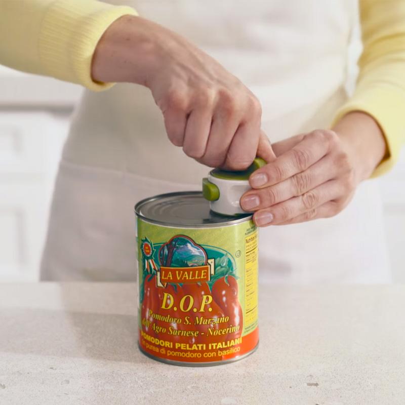 Stainless Steel Can Opener with Non-Slip Grip