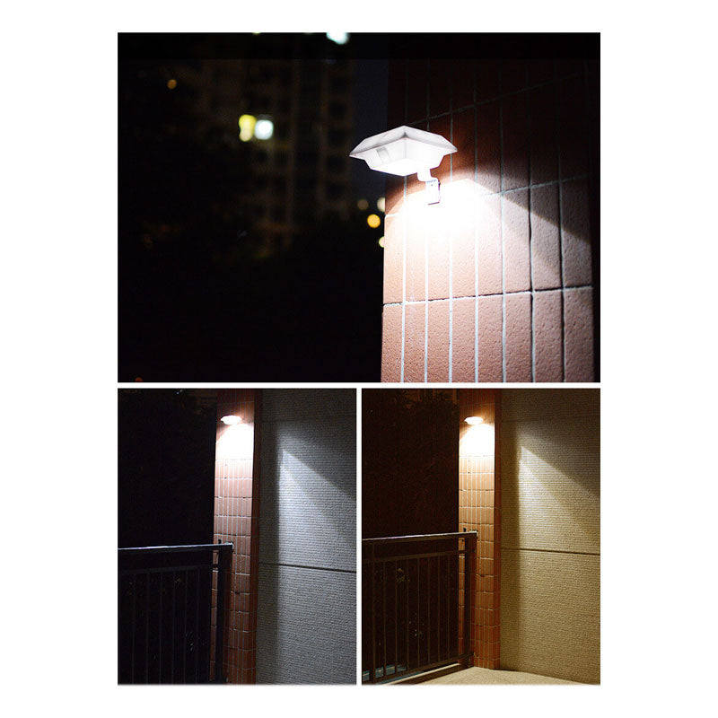 Solar UFO Outdoor LED Wall Light - Modern Aluminum Design