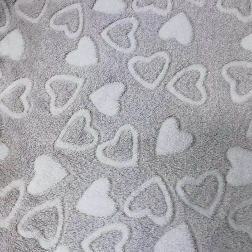 Plush Fleece Bathrobe with Shawl Collar and Pockets