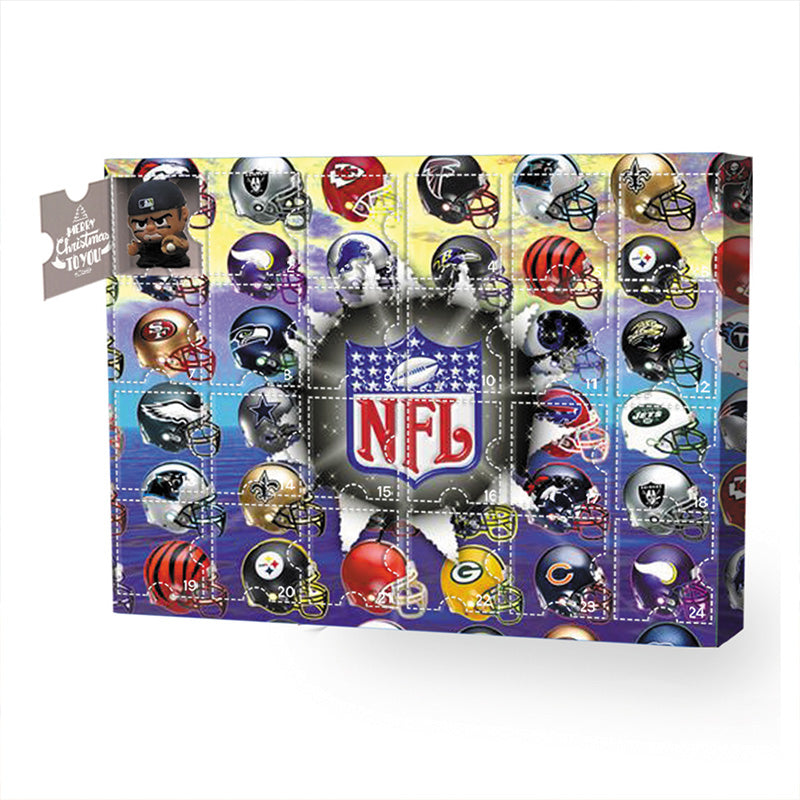 Football-Themed Advent Calendar with 24 Collectible Surprises