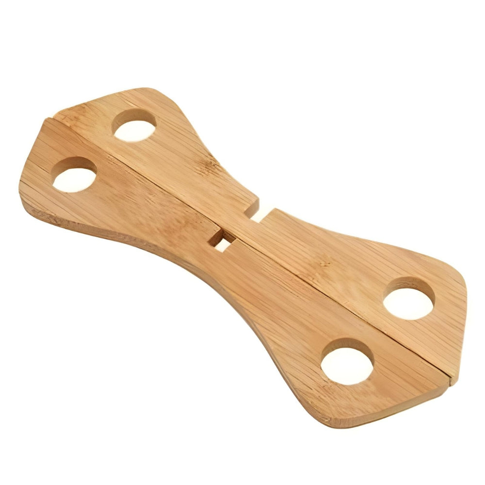 Bamboo Pot Stand and Steam Rack with Non-Slip Base