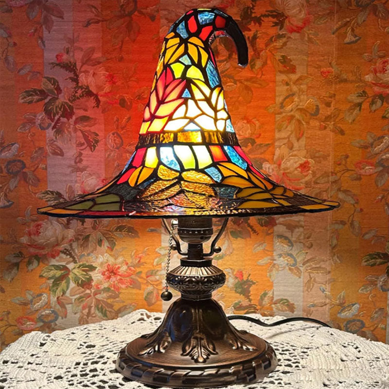 Witch Hat LED Night Light with Warm Glow