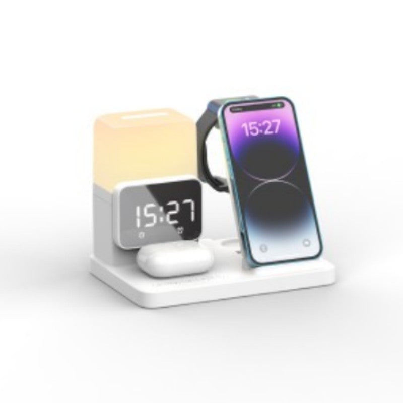 Multi-Functional Wireless Charging Night Light Clock
