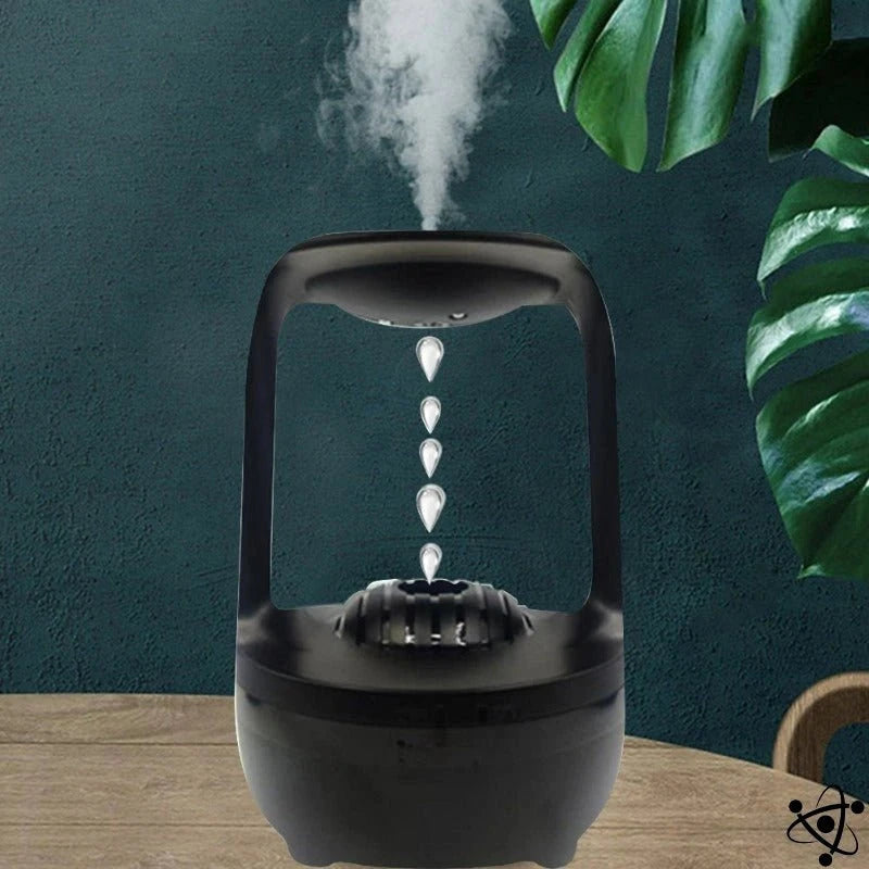 Anti-Gravity LED Lamp with Air Humidifier