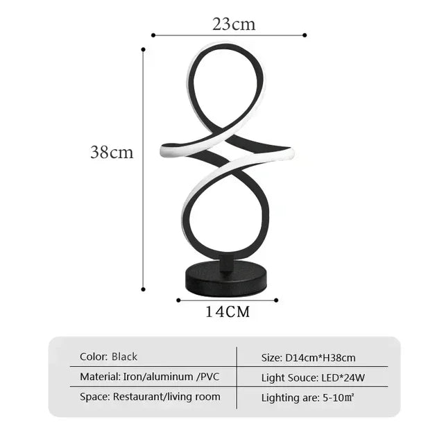 Modern Adjustable LED Table Lamp with Chic Minimalist Design