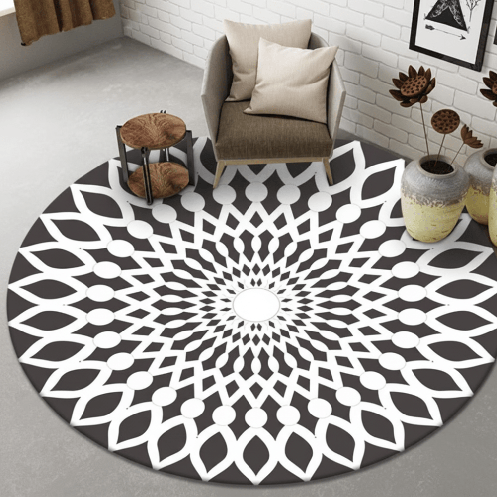Sun Mandala Play Mat for Infants and Children - Soft, Non-Slip, Foldable