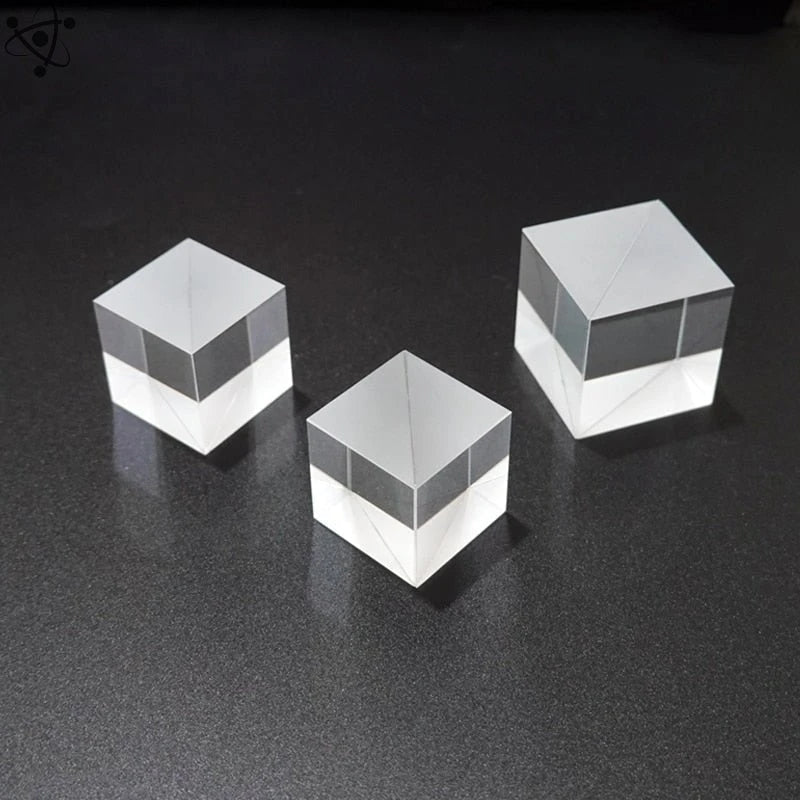 Beam Splitter Optical Cube Prism - Glass Light Divider