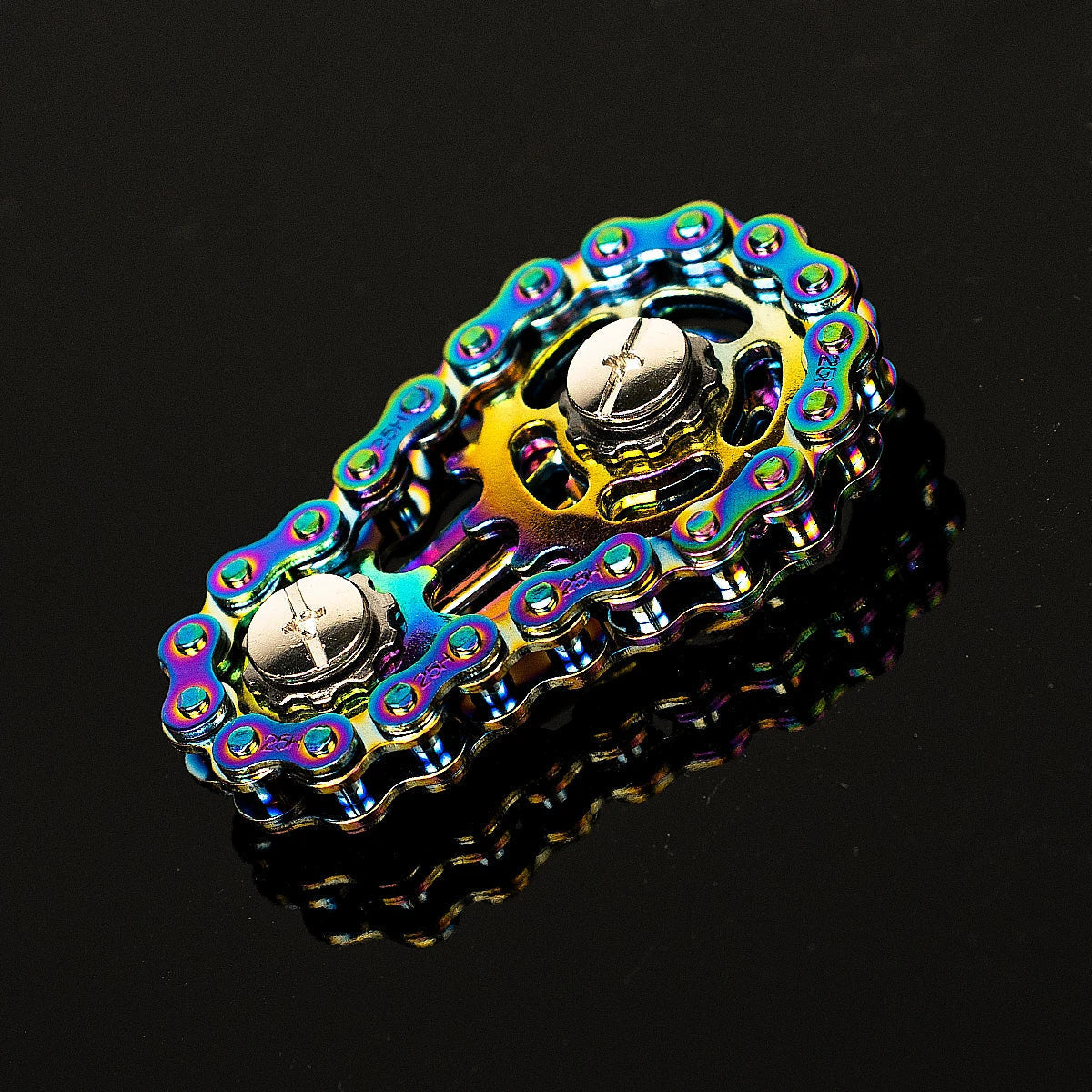 Stainless Steel Bicycle Chain Fidget Spinner