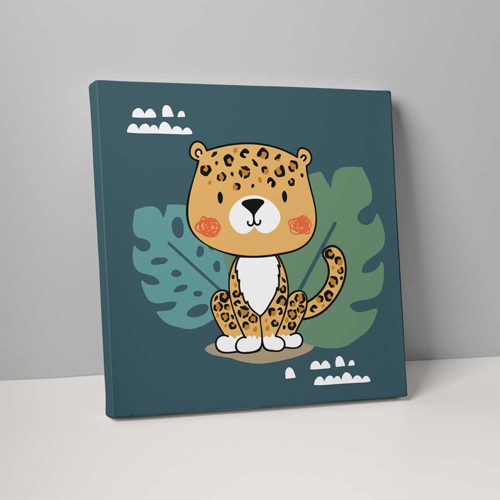 Boho Jungle Leopard Canvas Wall Art