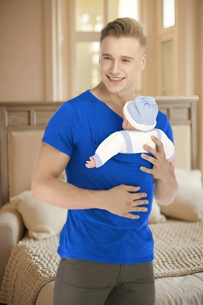 Ergonomic Hands-Free Baby Carrier T-Shirt for Infants