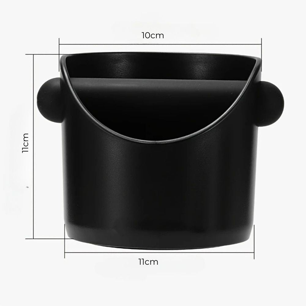 Compact Modern Coffee Knock Box with Non-Slip Base