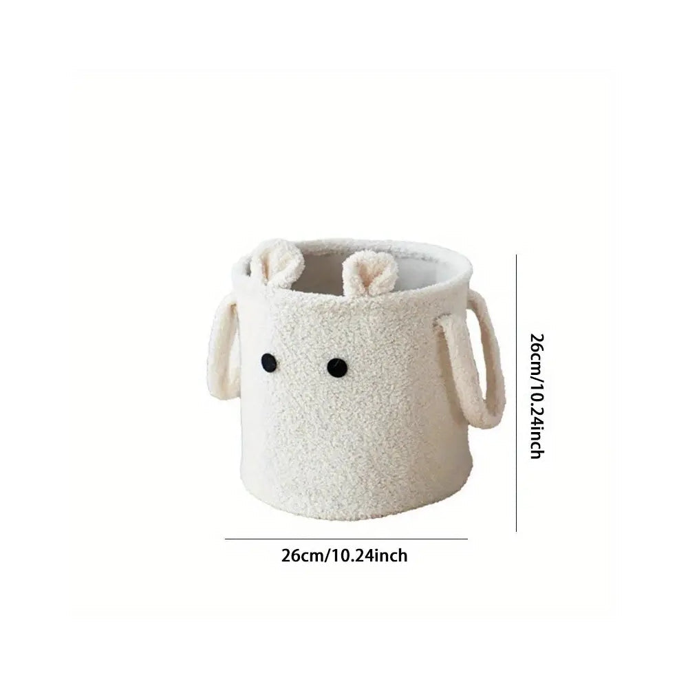 Lamb-Shaped Microfiber Laundry Storage Bin