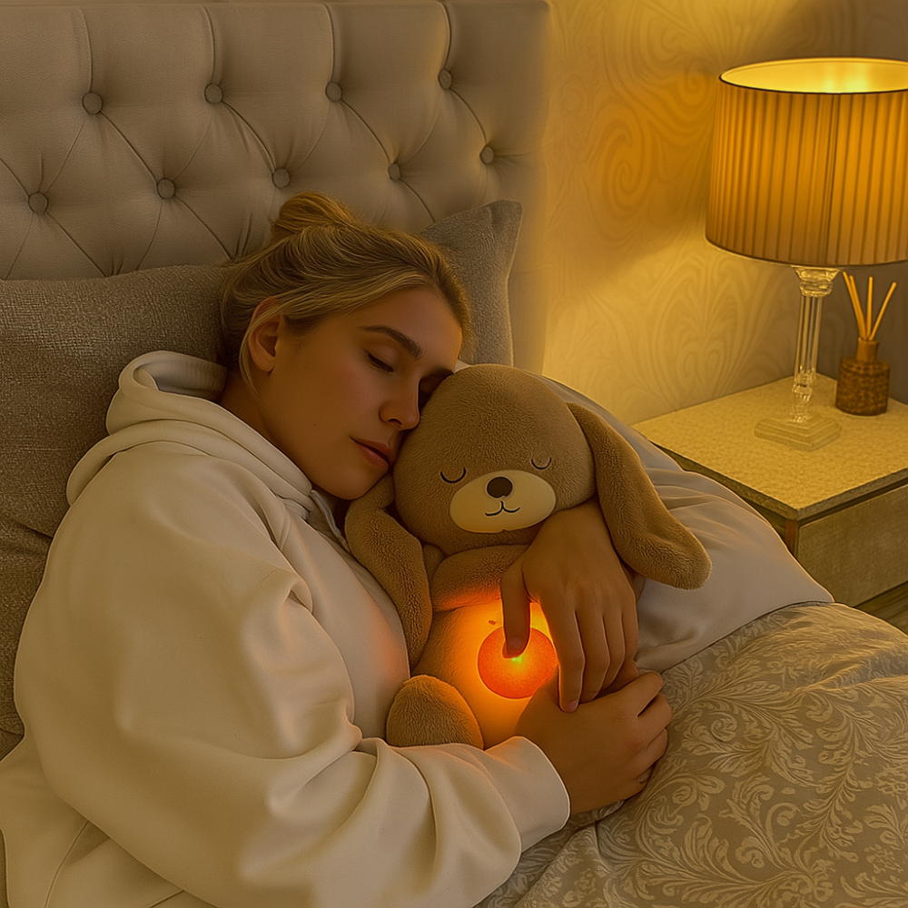 Breathing Sleep Companion Plush with Soothing Sounds and Night Light