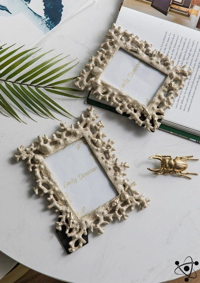 Nordic Coral Minimalist Photo Frame