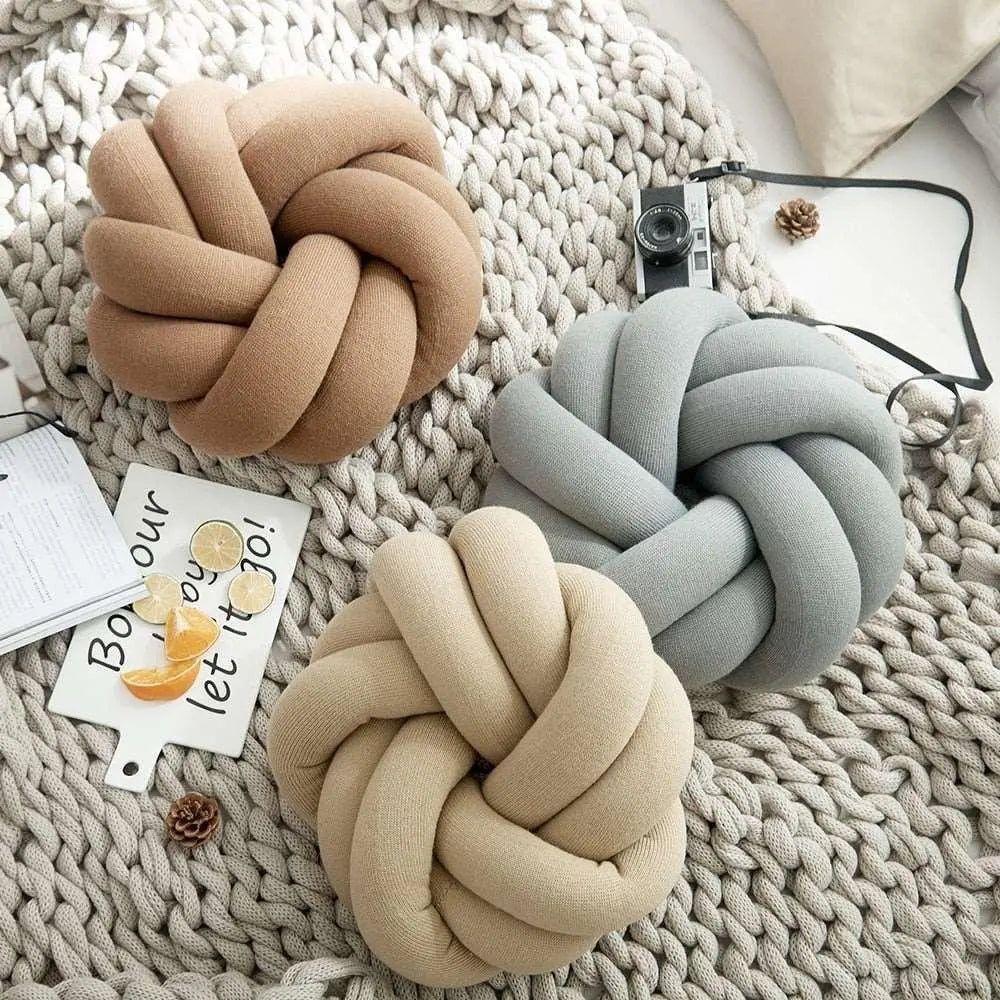 Soft Cotton Knot Pillow