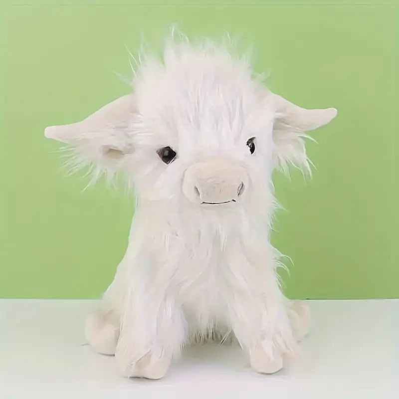 Soft Plush Highland Cow Stuffed Animal Cuddle Toy