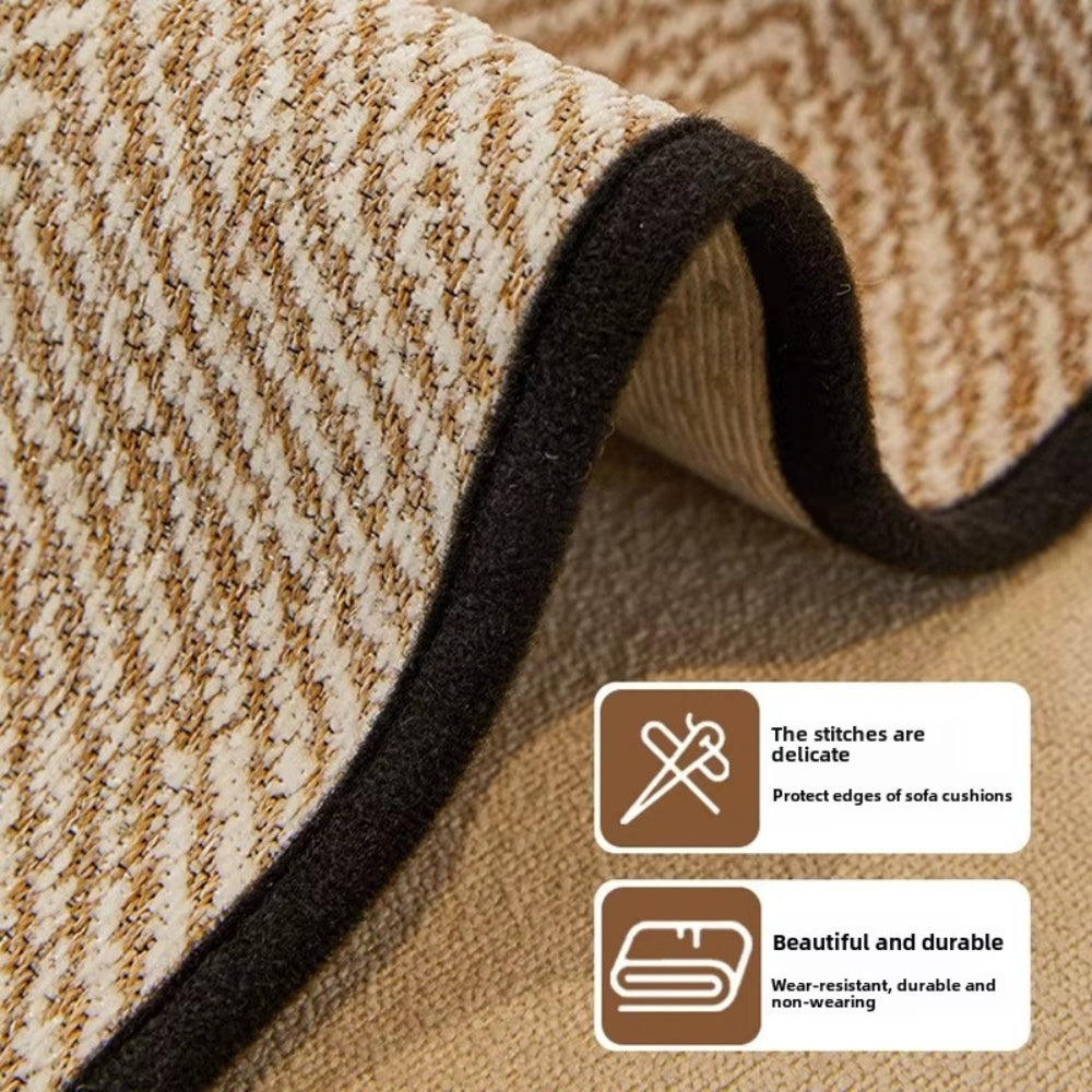 Modern Wave Anti-Slip Microfiber Sofa Cover