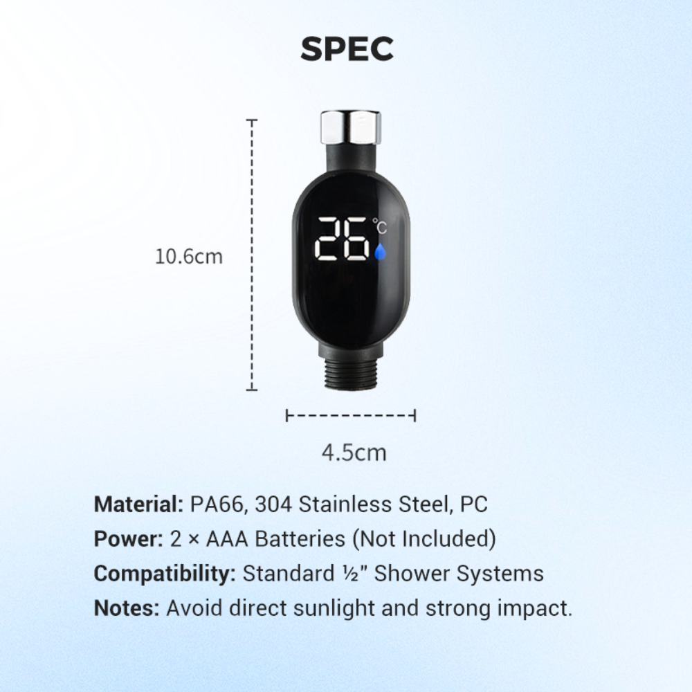 Digital Waterproof Bath Thermometer for Babies and Family
