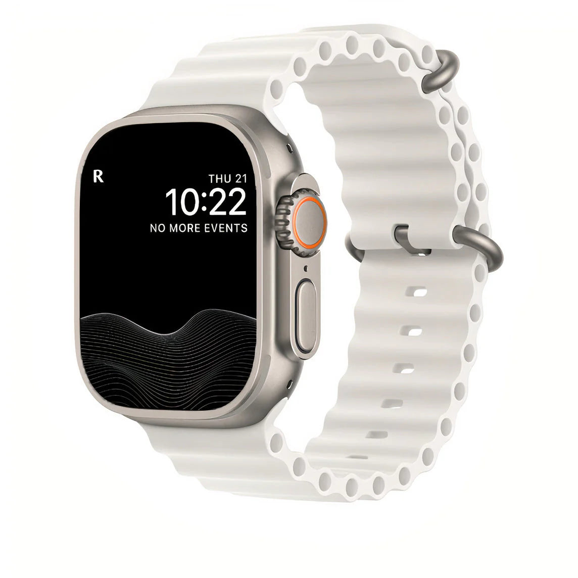 Ocean-Inspired Stretchable Silicone Watch Band for Apple Watch