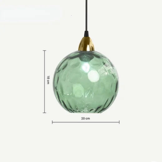 Glass Ball Pendant Light - Elegant Sphere Design