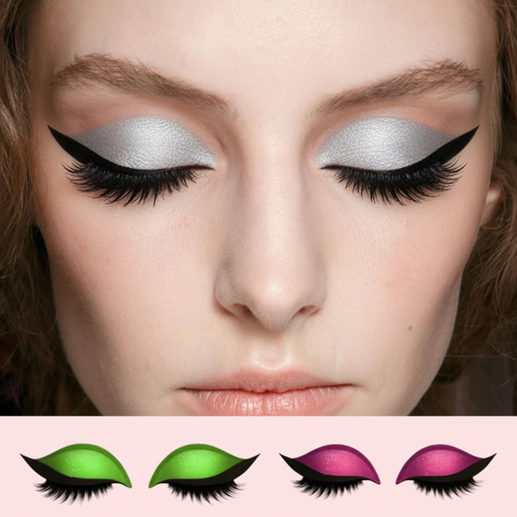 3 in 1 Reusable False Eyelashes with Eyeshadow and Eyeliner