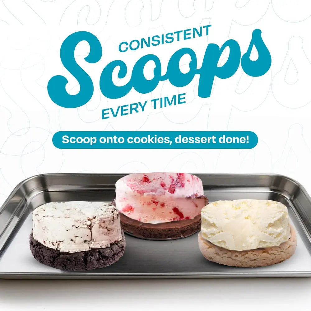 Ice Cream Sandwich Scooper with Easy Release Mechanism